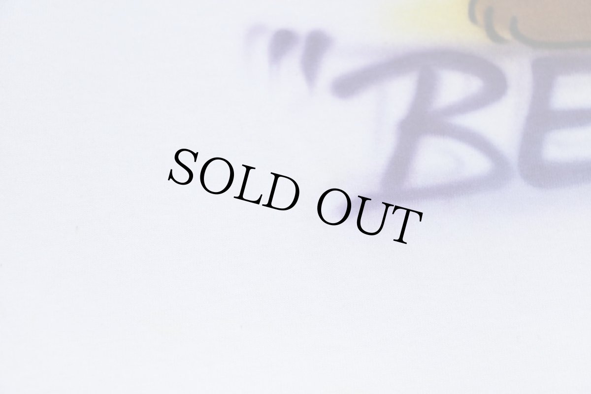 画像5: 90s USA製 Bad News BEARS 両面 エアブラシ アート Tシャツ 白 L (5)