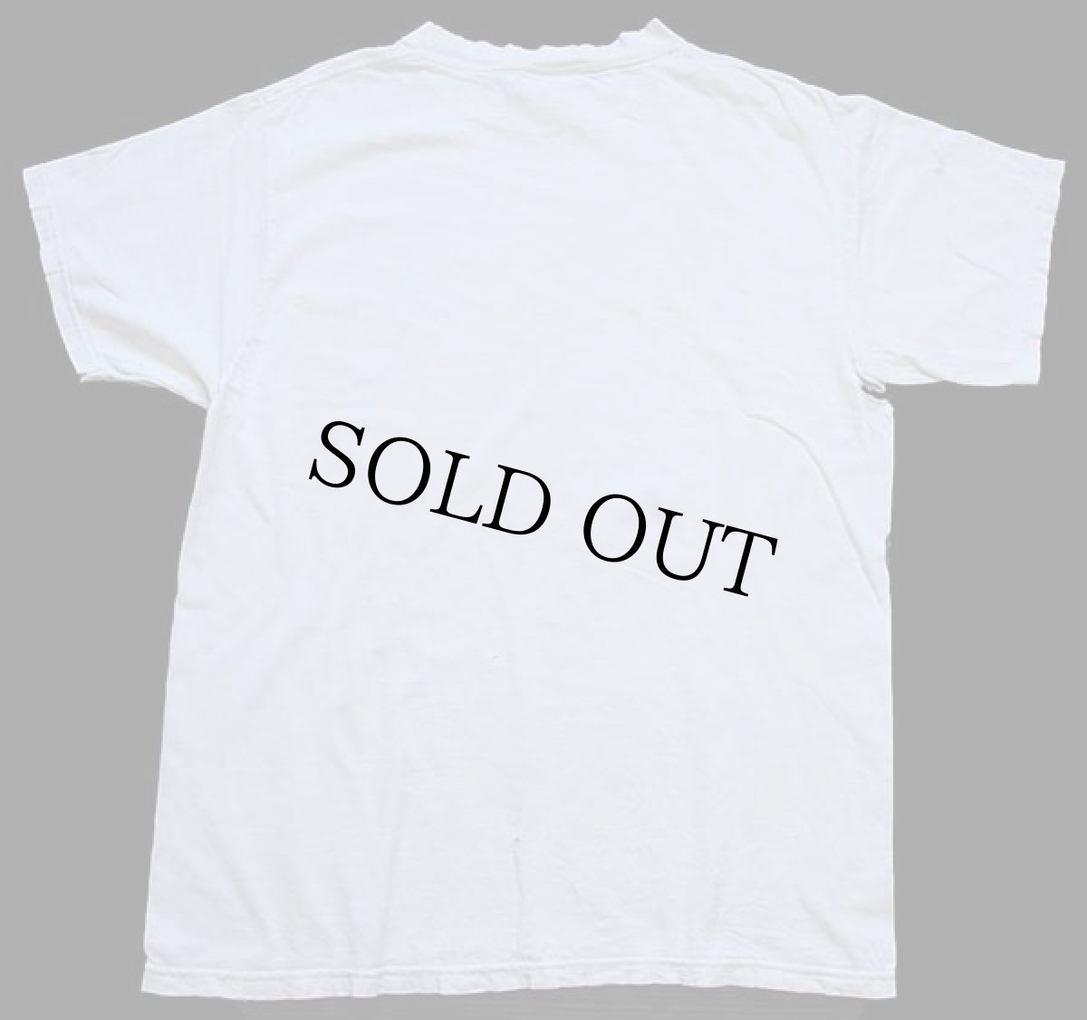 画像2: 90s THE TICK コットンTシャツ ボロ 白 L (2)