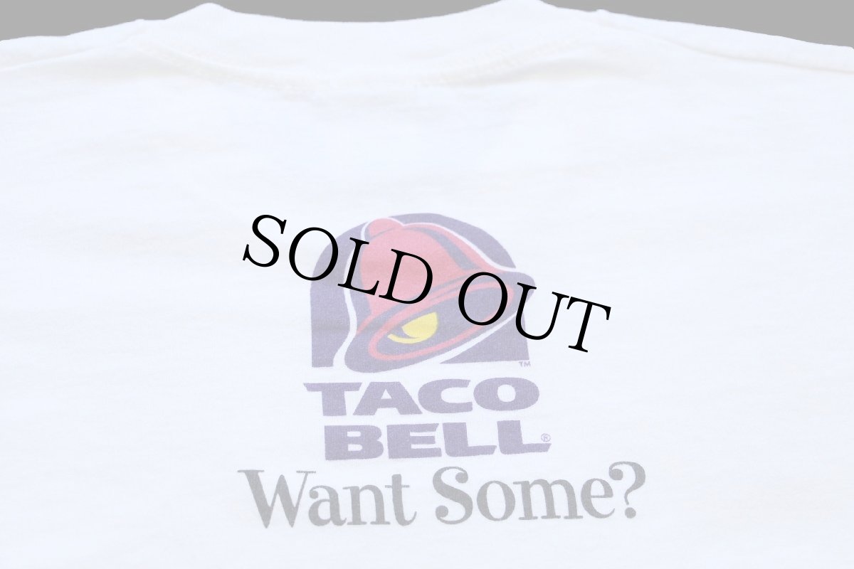 画像5: 90s Yo Quiero Taco Bell ! Want Some ? タコベル チワワ 両面プリント コットンTシャツ 白 XL (5)