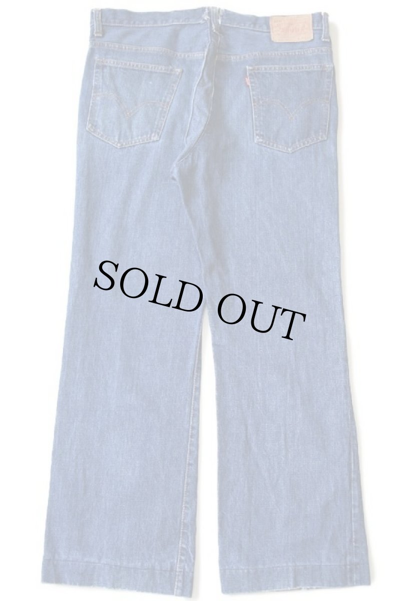 画像3: 70s USA製 LEVI'Sリーバイス 517 BIGE デニムパンツ カスタム w37★ブーツカット (3)