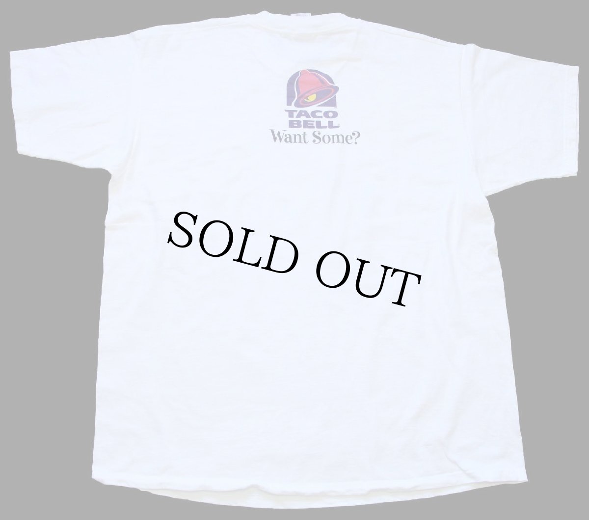 画像3: 90s Yo Quiero Taco Bell ! Want Some ? タコベル チワワ 両面プリント コットンTシャツ 白 XL (3)