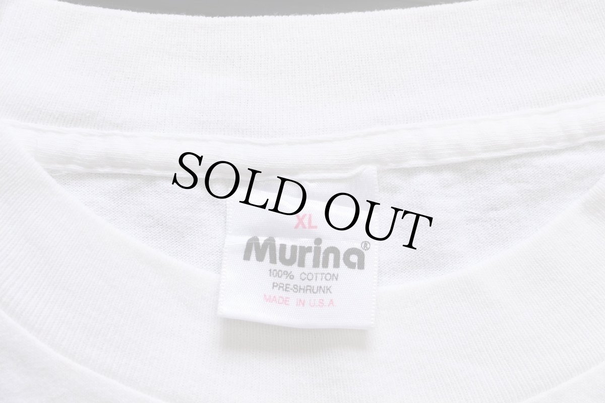 画像5: 90s USA製 MUPPET TREASURE ISLAND Miss Piggy ミスピギー Dole BANANAS ロゴ コットンTシャツ 白 XL (5)