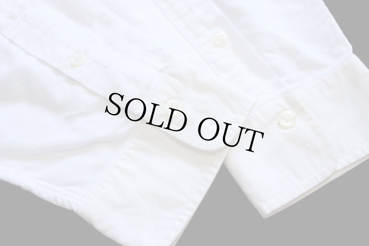 画像6: 90s ラルフローレン ワンポイント ボタンダウン オックスフォード コットンシャツ 白 17★50 特大 (6)