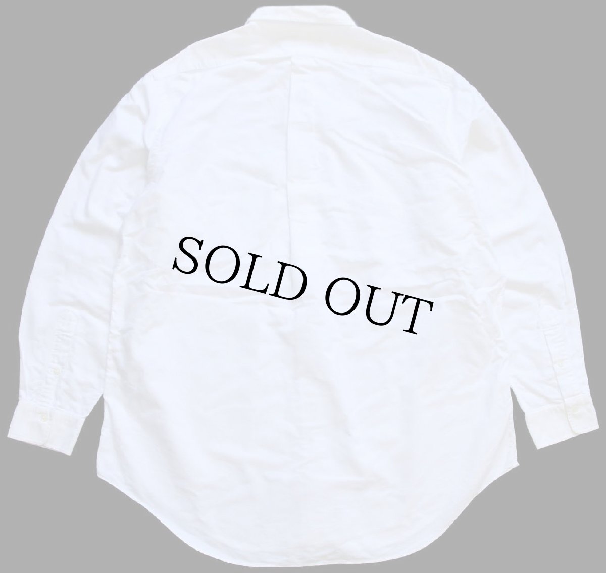 画像2: 90s ラルフローレン ワンポイント ボタンダウン オックスフォード コットンシャツ 白 17★50 特大 (2)