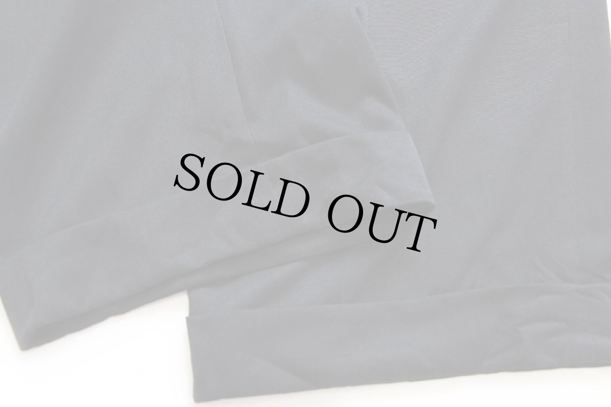 画像7: 90s ポロ ラルフローレン ツータック スラックス ポリエステルパンツ 黒 w35 L32 (7)