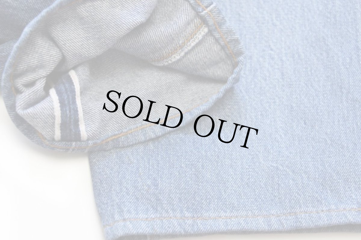 画像10: 70s USA製 Levi'sリーバイス 501 66後期 ダメージ リペア デニムパンツ ヒゲ w35 (10)