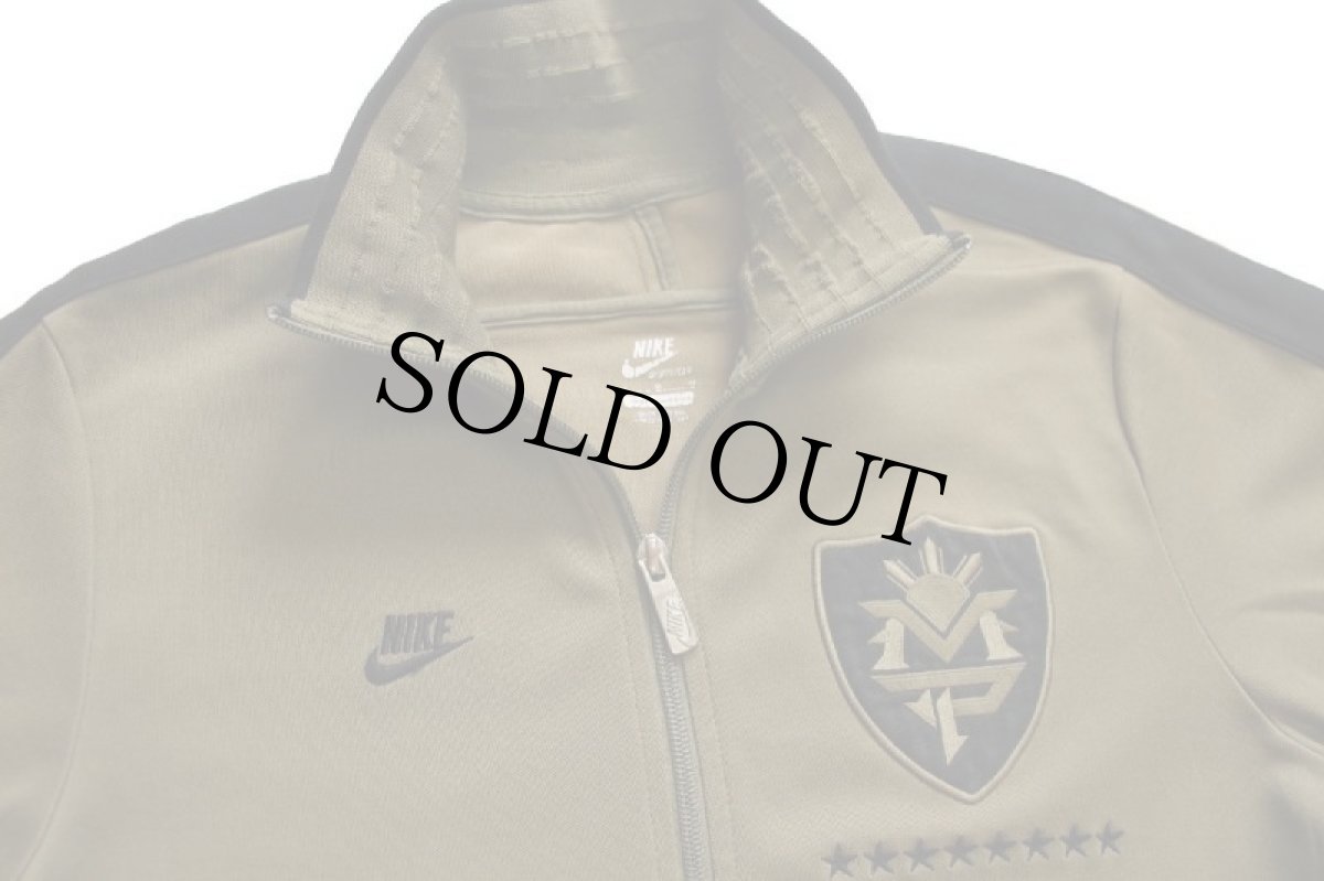 画像3: NIKEナイキ Manny Pacquiao マニー パッキャオ MPパッチ付き トラックジャケット オリーブ M★ジャージ (3)