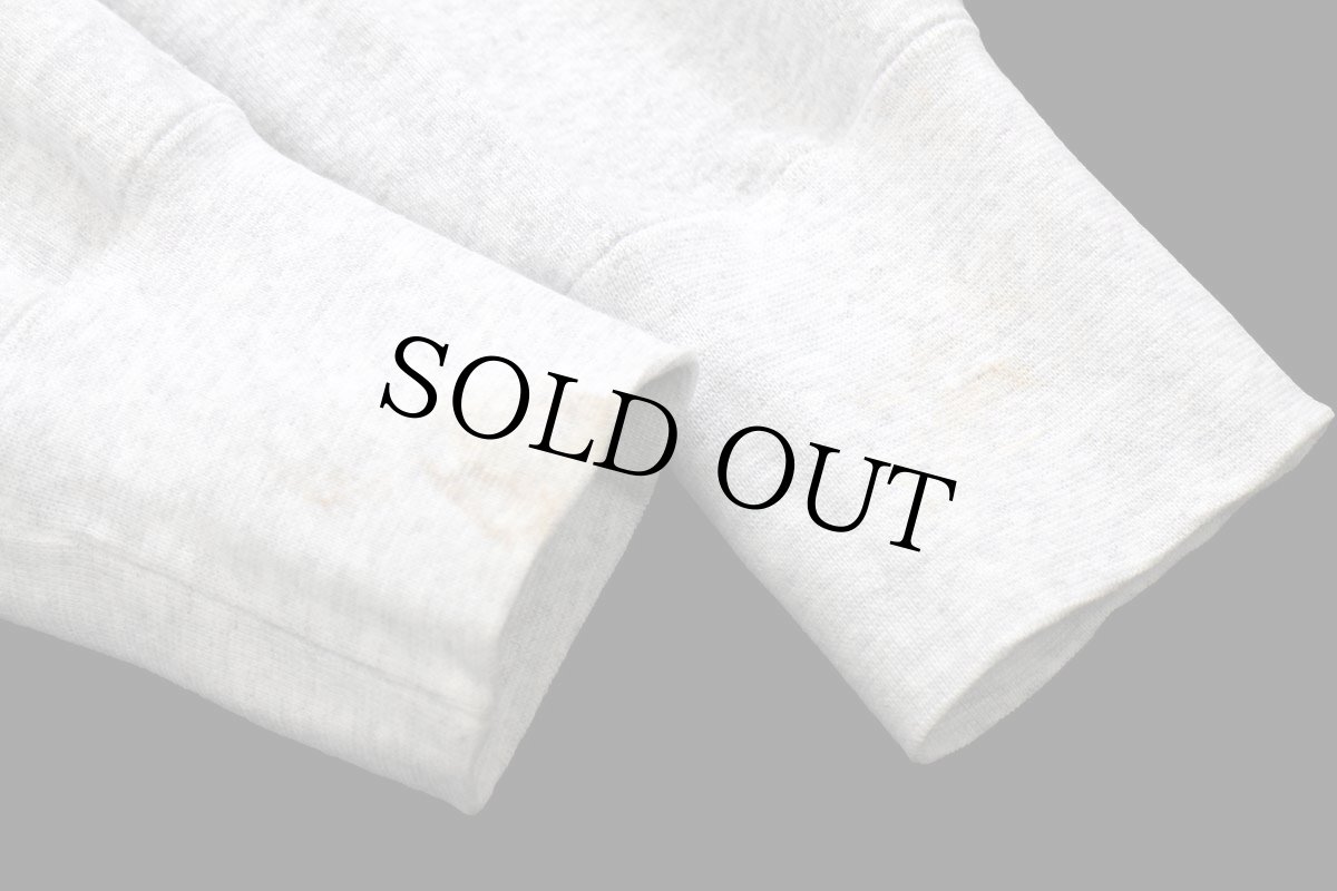 画像8: 00s Leeリー TURNPIKE TROOP D STATE POLICE 刺繍 リバースウィーブ スウェット 杢グレー (8)