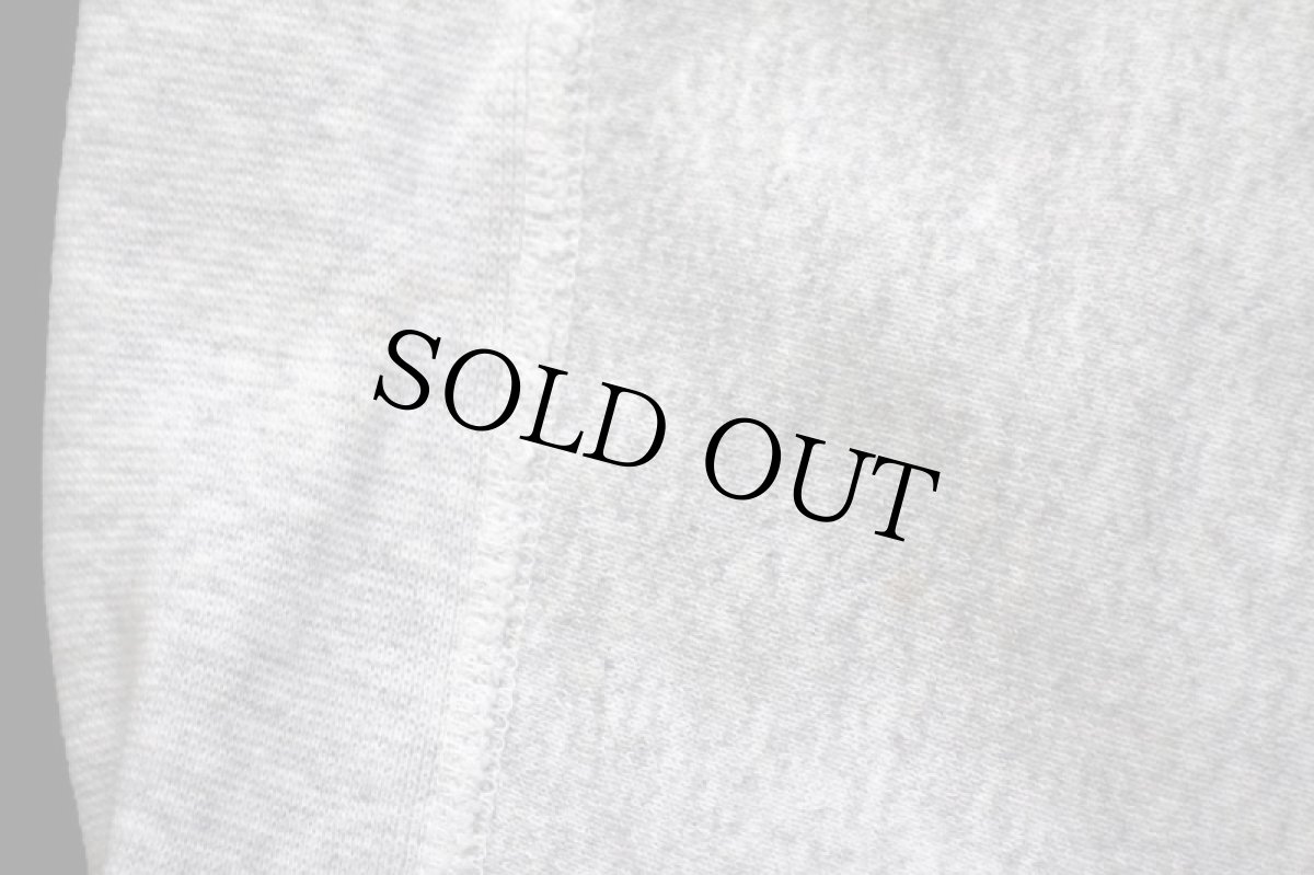 画像7: 00s Leeリー TURNPIKE TROOP D STATE POLICE 刺繍 リバースウィーブ スウェット 杢グレー (7)