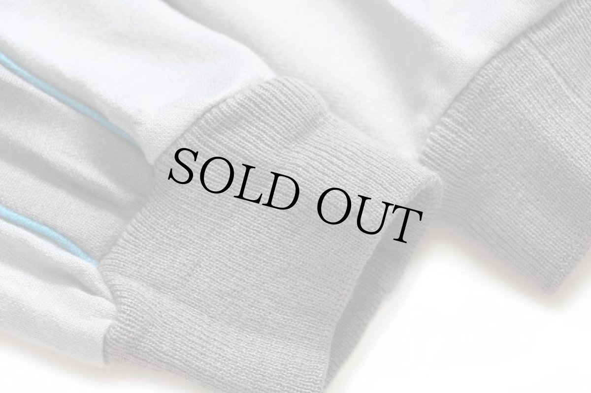 画像7: 80s NIKEナイキ ロゴ刺繍 ツートン 切り替え トラックジャケット ライトグレー×グレー L★ジャージ (7)