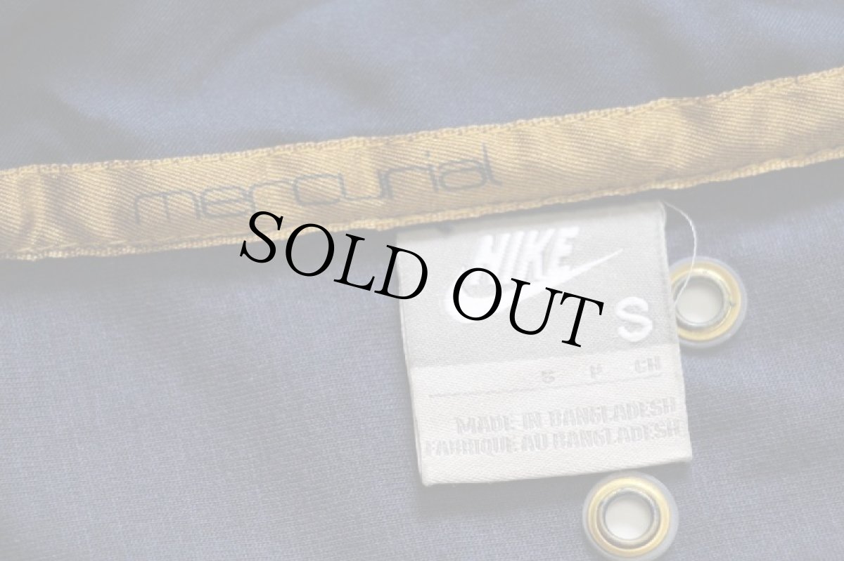 画像5: 00s NIKEナイキ Arsenal Fly Emirates アーセナル刺繍 トラックジャケット 紺 S★ジャージ (5)