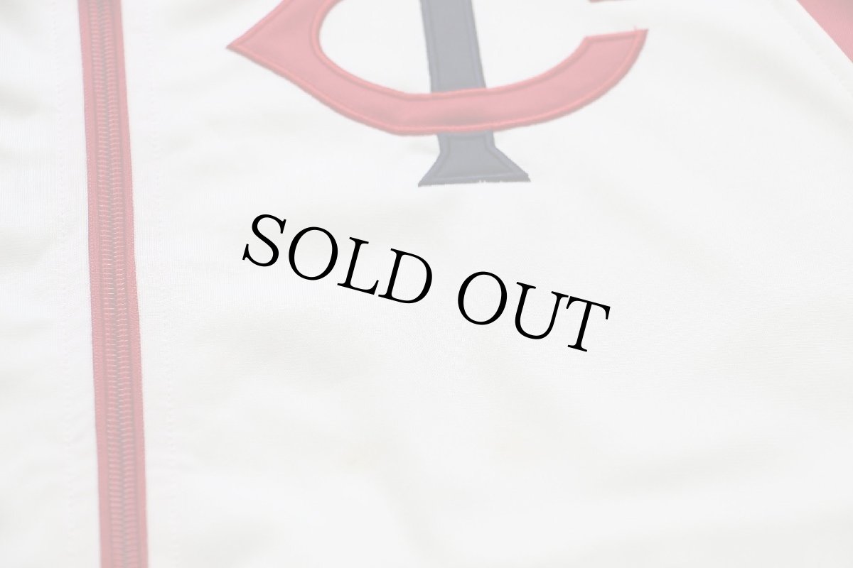 画像5: 00s Majestic THERMA BASE MLB Minnesota Twins アップリケ マルチカラー トラックジャケット L★ジャージ (5)