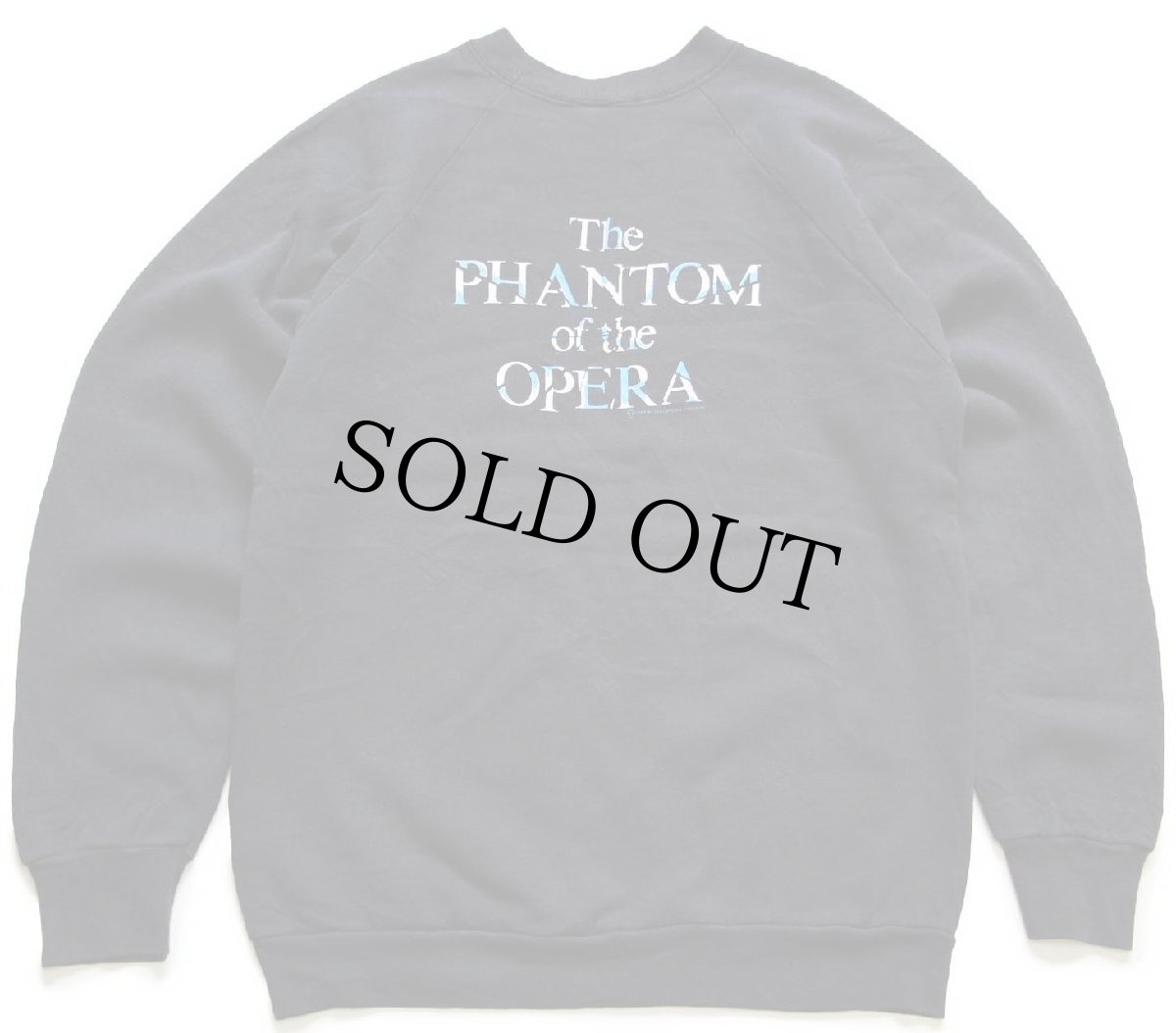 画像2: 80s USA製 The PHANTOM of the OPERA オペラ座の怪人 ミュージカル スウェット 黒 L (2)
