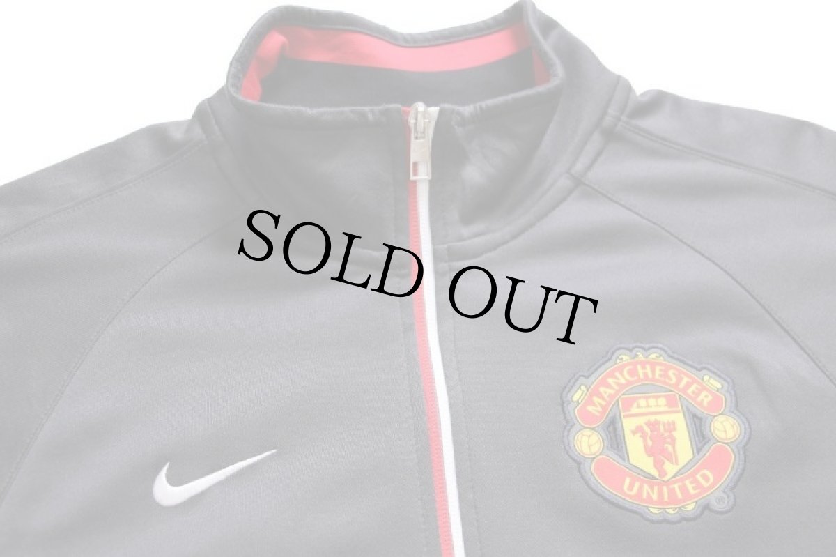 画像3: NIKEナイキ MANCHESTER UNITED マンチェスターユナイテッド パッチ付き トラックジャケット グレー M★ジャージ (3)