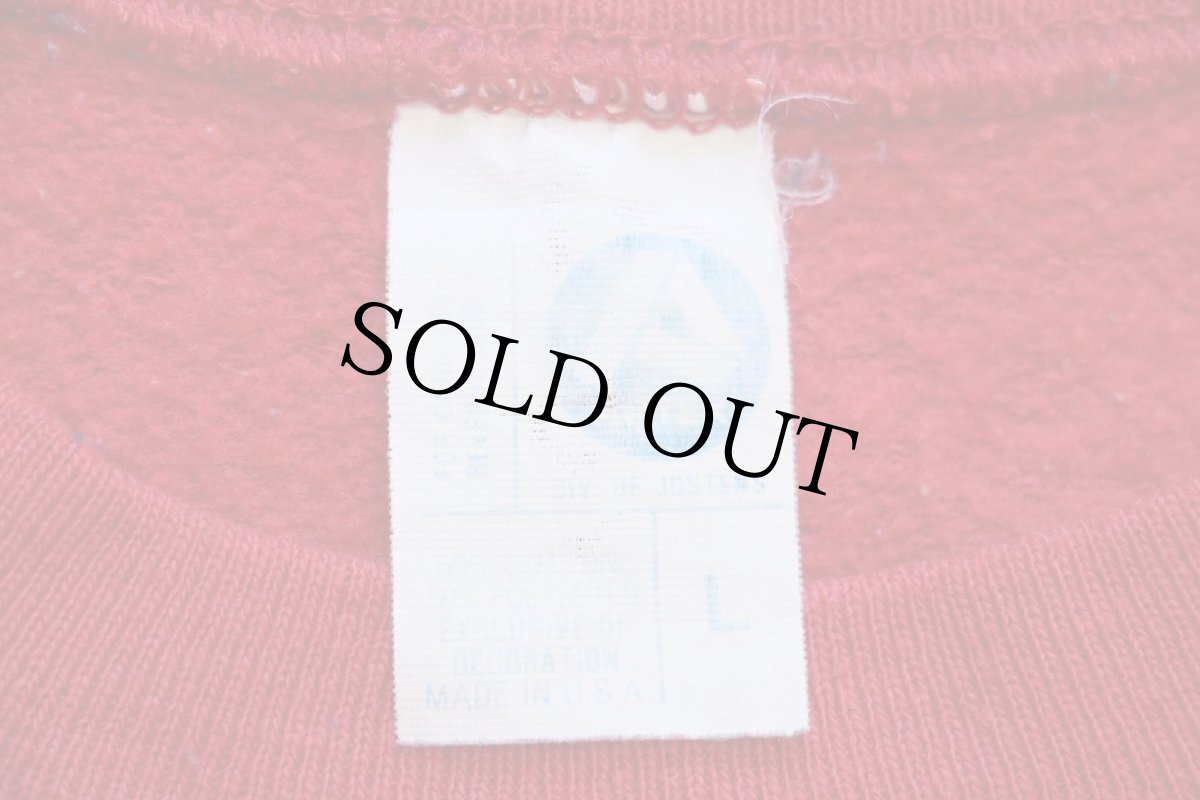 画像6: 80s USA製 ARTEX SNOOPY スヌーピー スウェット 赤 L (6)