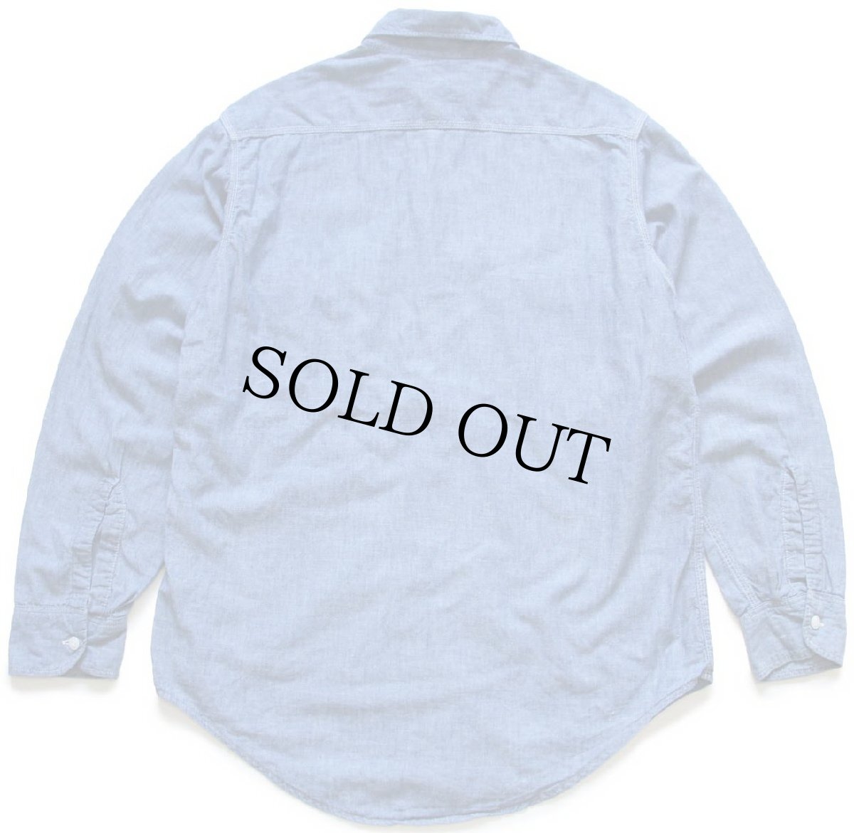 画像2: 60s Penneys BIGMACビッグマック コットン シャンブレーシャツ M (2)