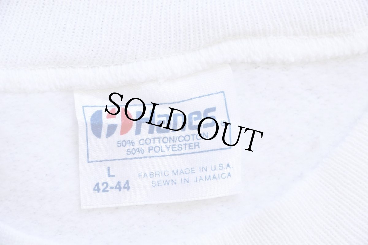 画像4: 80s Hanes UNITED STATES MARINES USMC ロゴ スウェット 白 L (4)