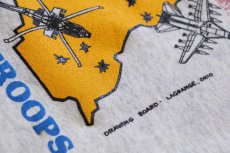 画像4: 90s USA製 DESERT STORM SUPPORT OUR TROOPS スウェット 杢グレー XL★RUSSELLラッセル (4)