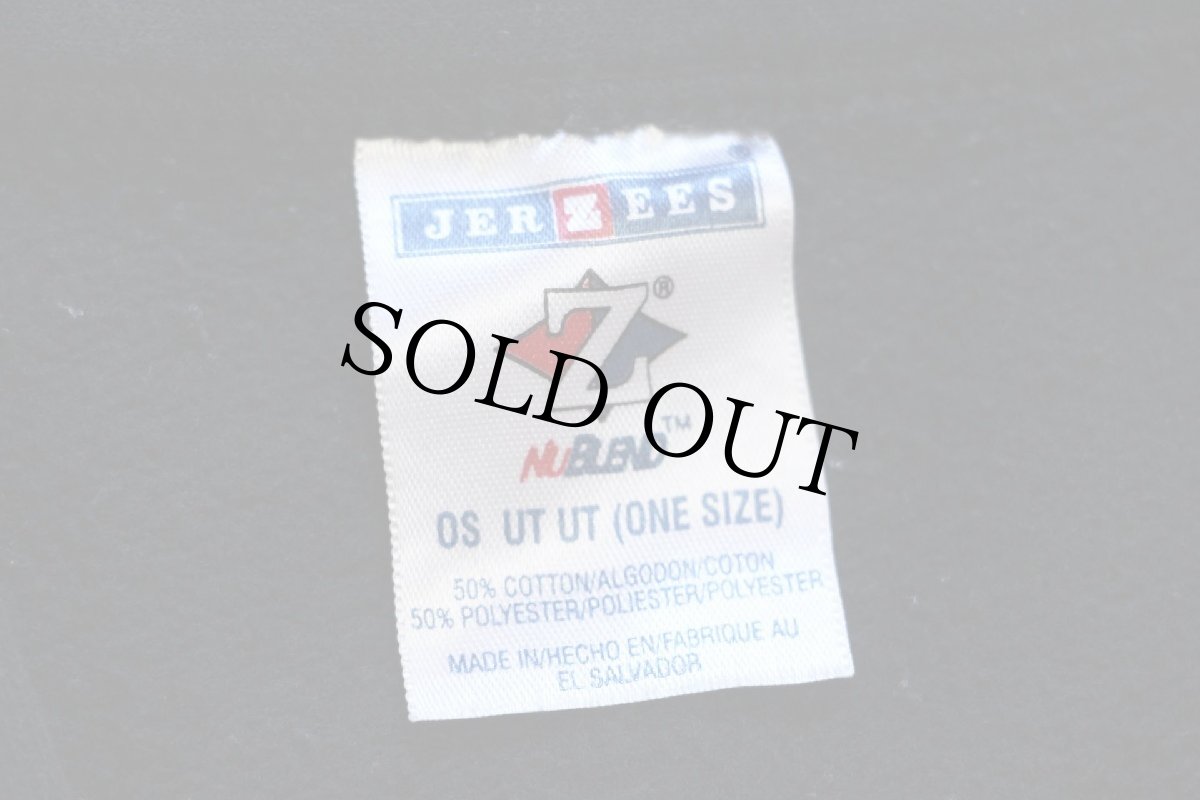 画像5: 00s The Villages ヤシの木 刺繍 パチポケ スウェット カーディガン 黒 OS (5)