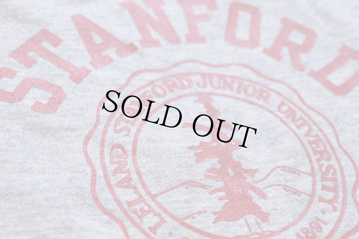 画像4: 80s USA製 STANFORD スウェット 杢グレー XL (4)