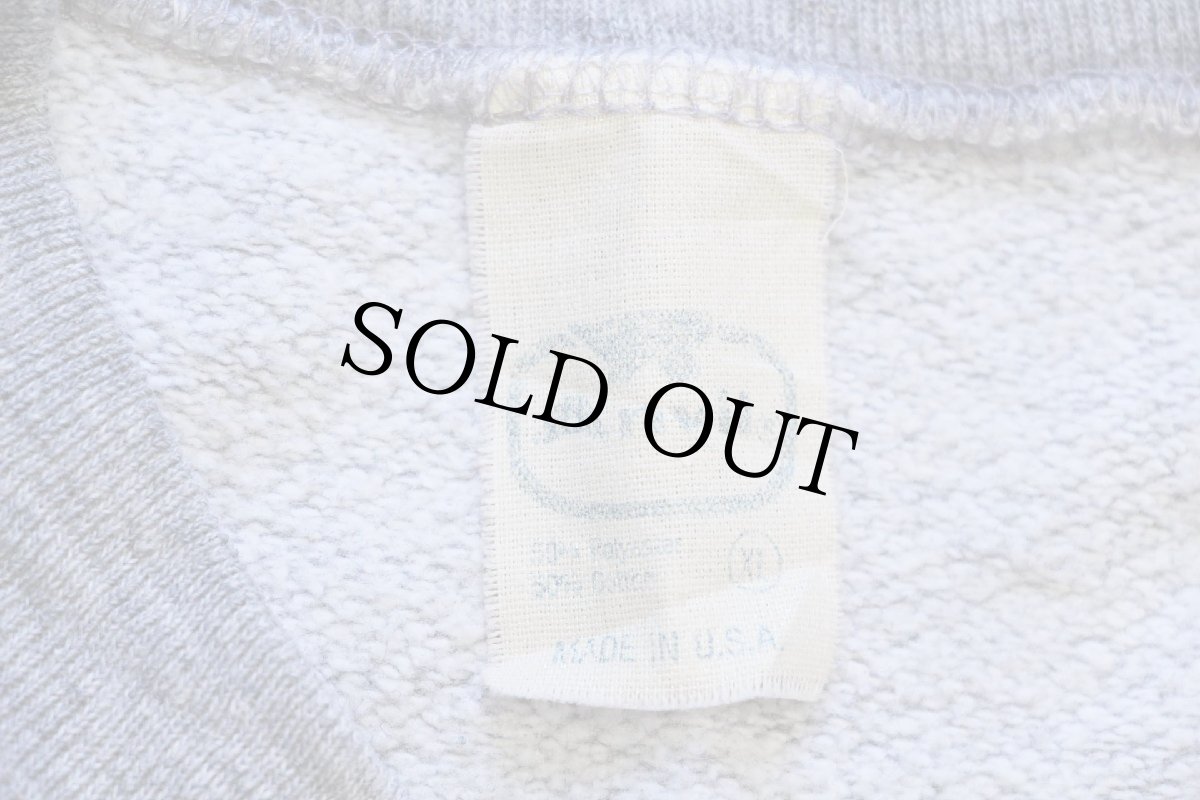 画像5: 80s USA製 A Night in the Hay Deltafest 1987 フラタニティ ノースリーブ スウェット カスタム 杢グレー XL (5)