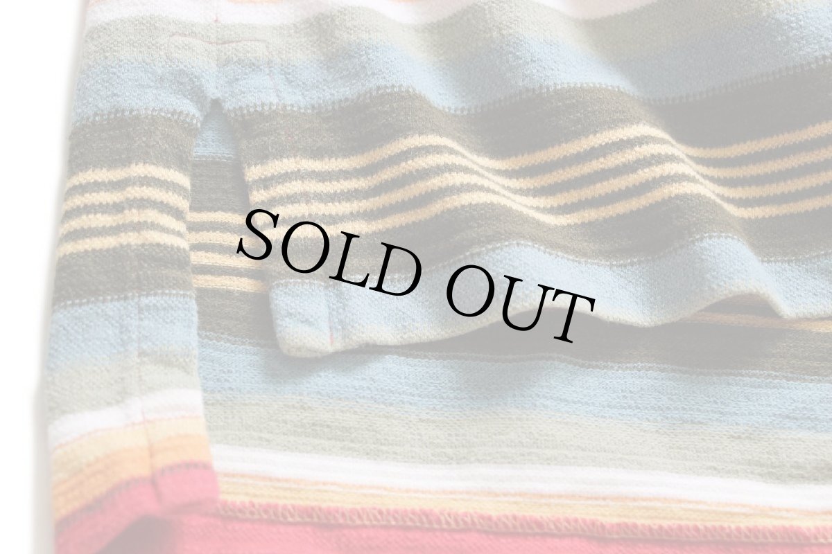 画像6: 00s ポロ ラルフローレン ラグ柄 コットン 鹿の子 ポロシャツ L (6)