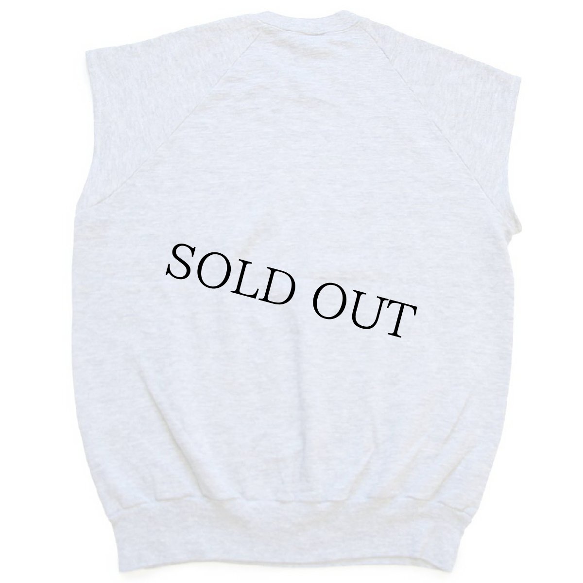 画像2: 80s USA製 A Night in the Hay Deltafest 1987 フラタニティ ノースリーブ スウェット カスタム 杢グレー XL (2)