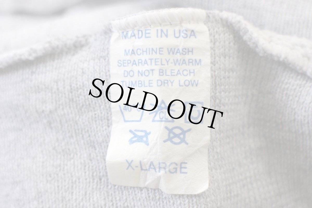 画像5: 80s USA製 STANFORD スウェット 杢グレー XL (5)