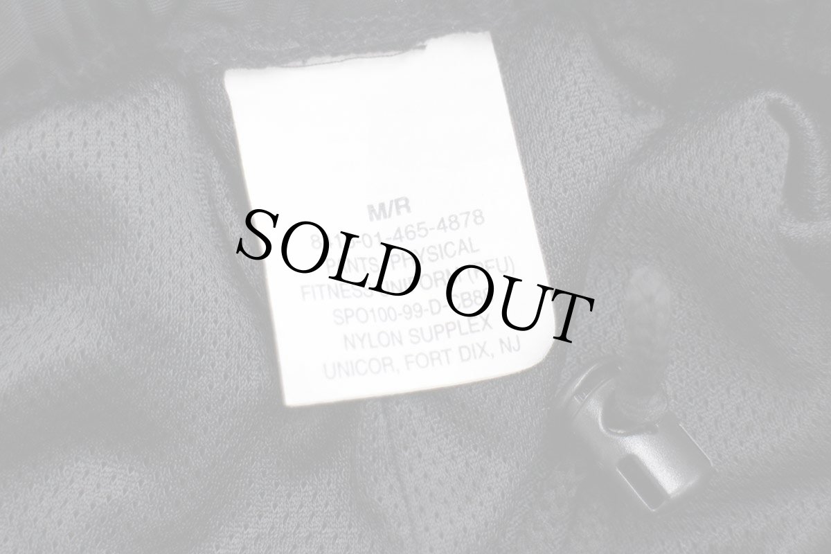 画像6: 90s 米軍 U.S.ARMY PFU トレーニング ナイロンパンツ 黒 M/R★26 IPFU (6)