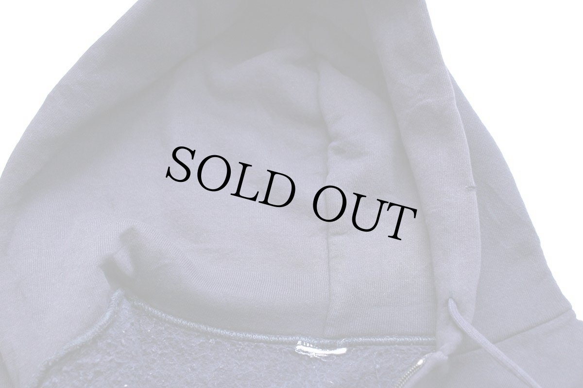 画像5: 90s RUSSELLラッセル 無地 スウェット ジップパーカー ナス紺 フェード★フーディー ブランク (5)