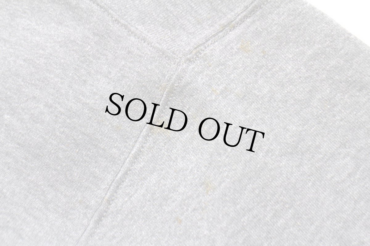 画像6: 90s メキシコ製 RUSSELLラッセル 無地 スウェットパーカー 杢グレー XXL★特大 フーディー ブランク (6)