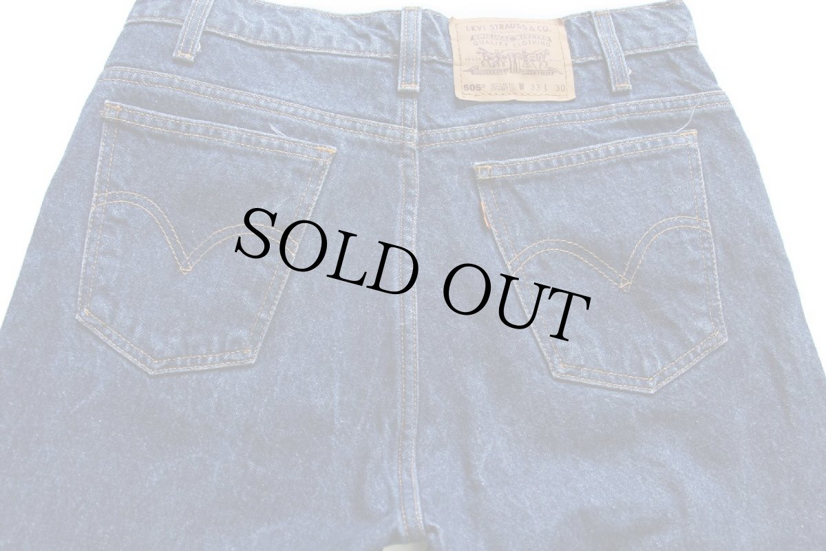画像5: 90s メキシコ製 Levi'sリーバイス 505 デニムパンツ w33 L30★141 (5)