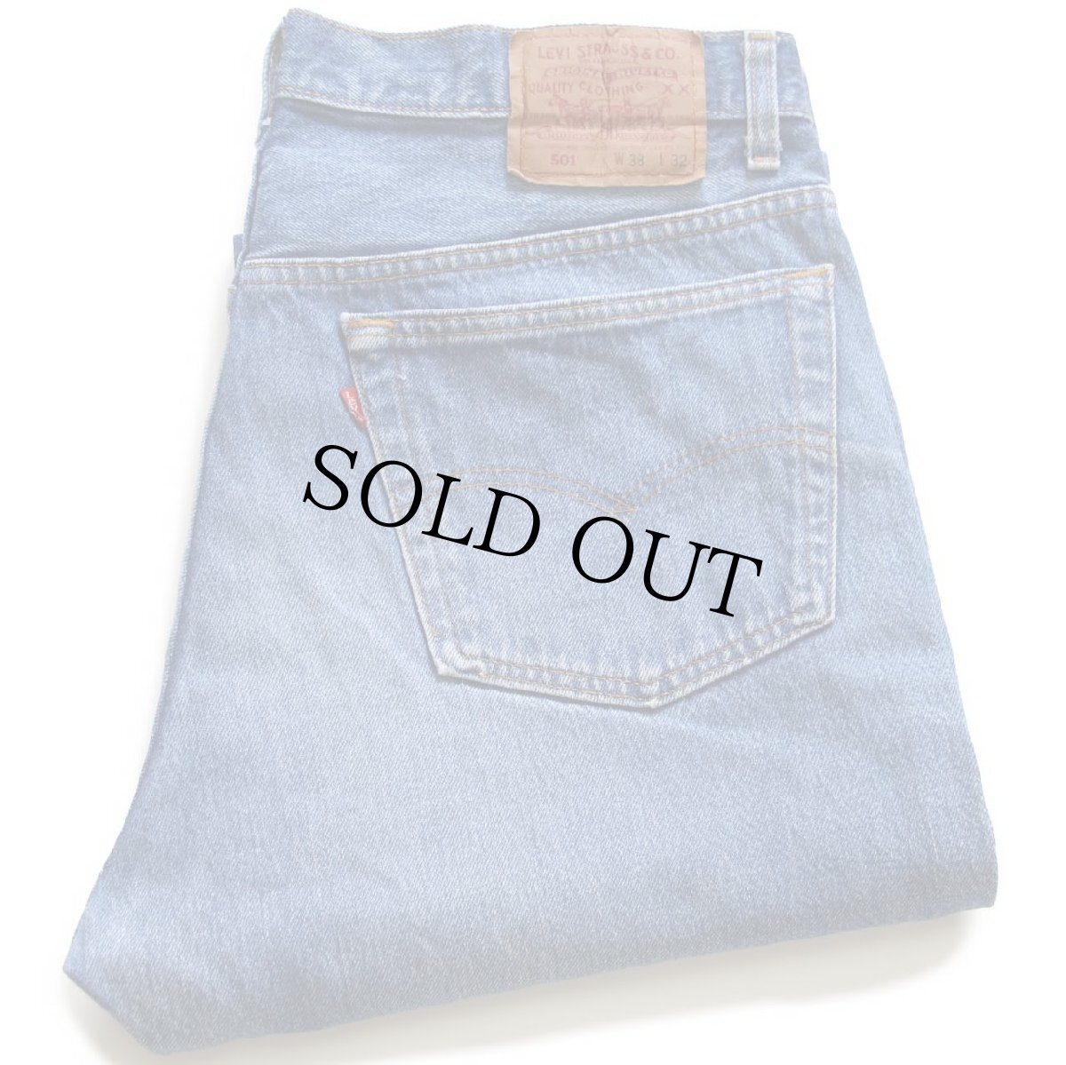 画像1: 90s USA製 Levi'sリーバイス 501 デニムパンツ w38★128 (1)