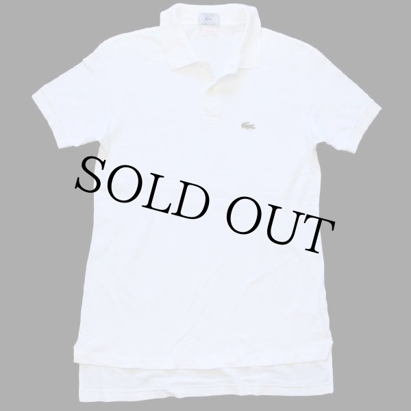 80s IZOD LACOSTE ラコステ ワンポイント コットン 鹿の子 ポロシャツ