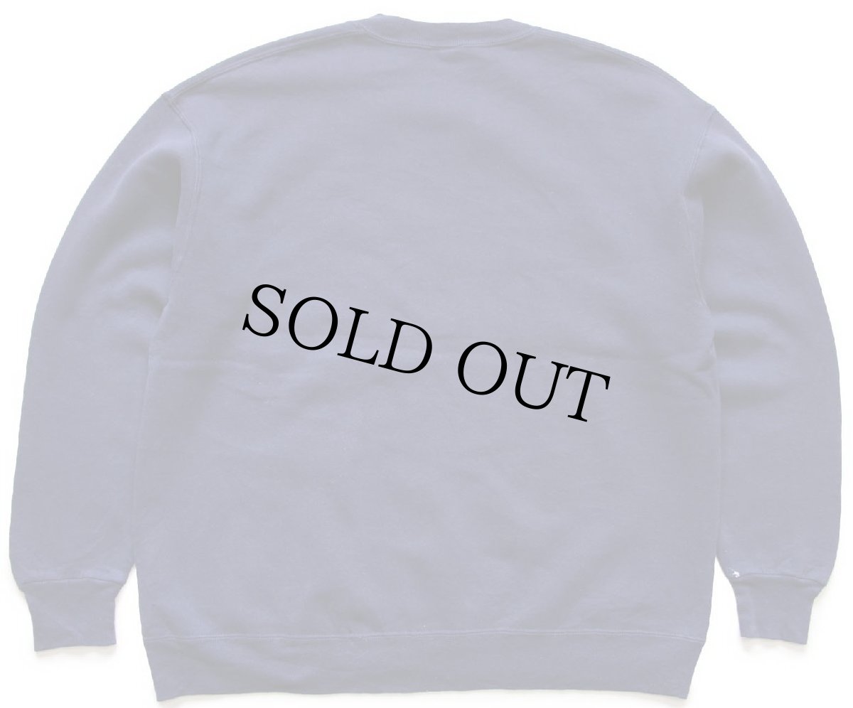 画像2: 90s USA製 RUSSELLラッセル PENN STATE ひび割れプリント 前V スウェット ペンキ飛び 紺 XL (2)