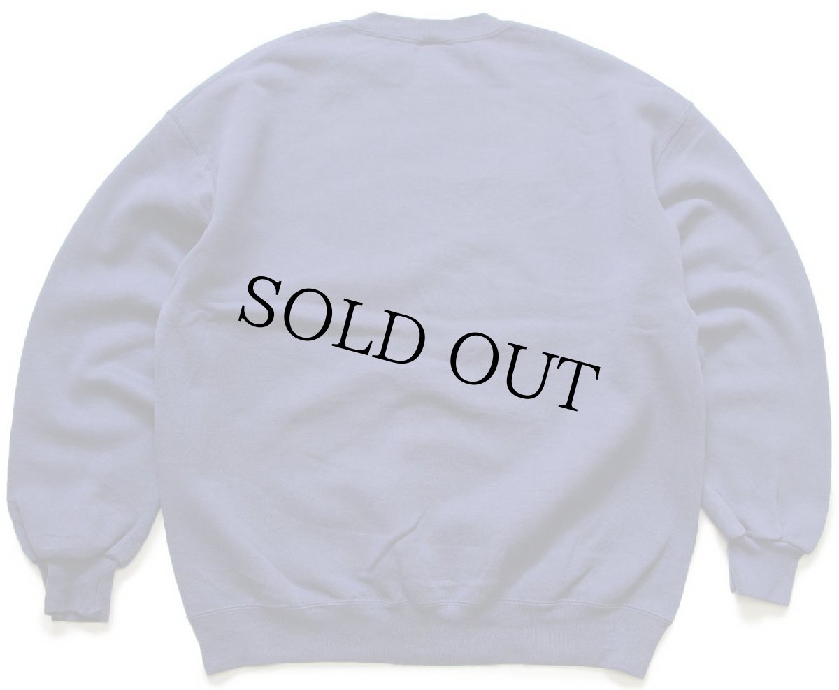 画像2: 90s USA製 RUSSELLラッセル 無地 前V スウェット ナス紺 XL★ブランク (2)