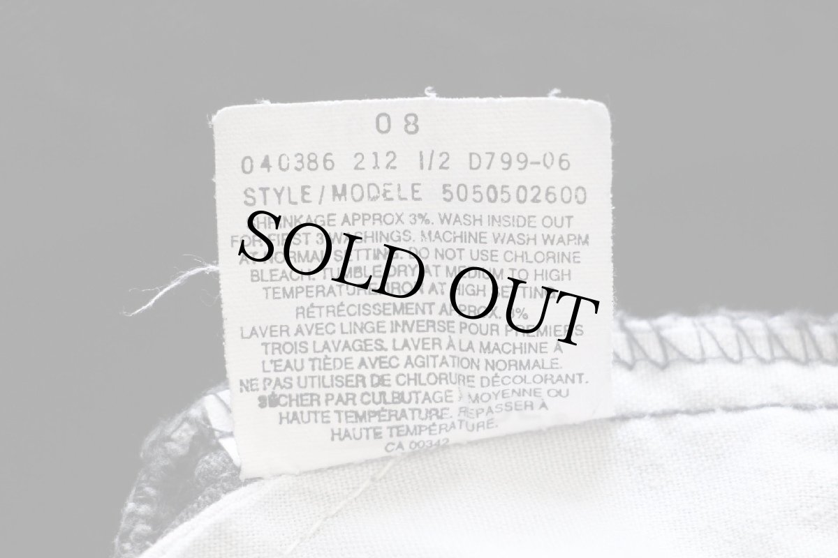 画像7: 90s カナダ製 Levi'sリーバイス 505 ブラック デニムパンツ w36 L30★66 (7)