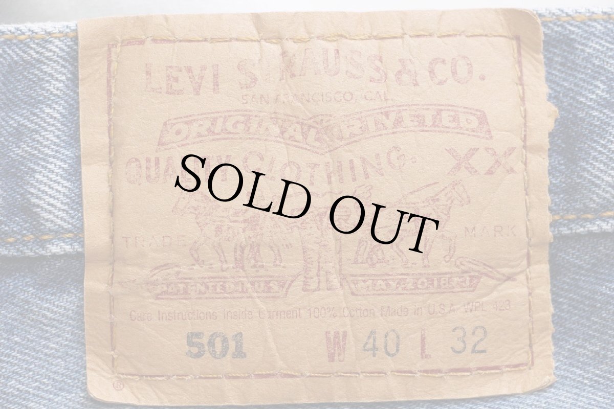 画像6: 90s USA製 Levi'sリーバイス 501 デニムパンツ w40 L32★129 (6)