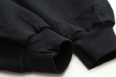 画像6: 90s メキシコ製 RUSSELLラッセル 無地 前V スウェット 黒 XLT★ブランク (6)