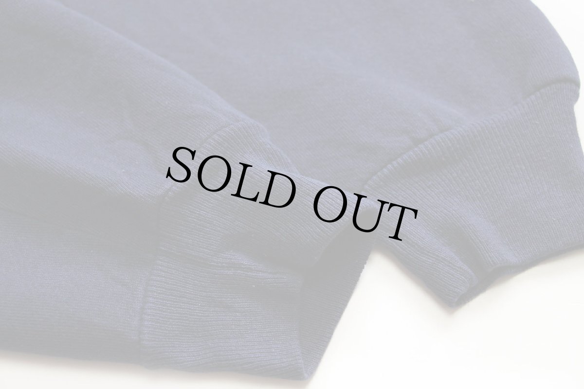 画像6: 90s USA製 RUSSELLラッセル AUBURN 前V スウェット 紺 L (6)