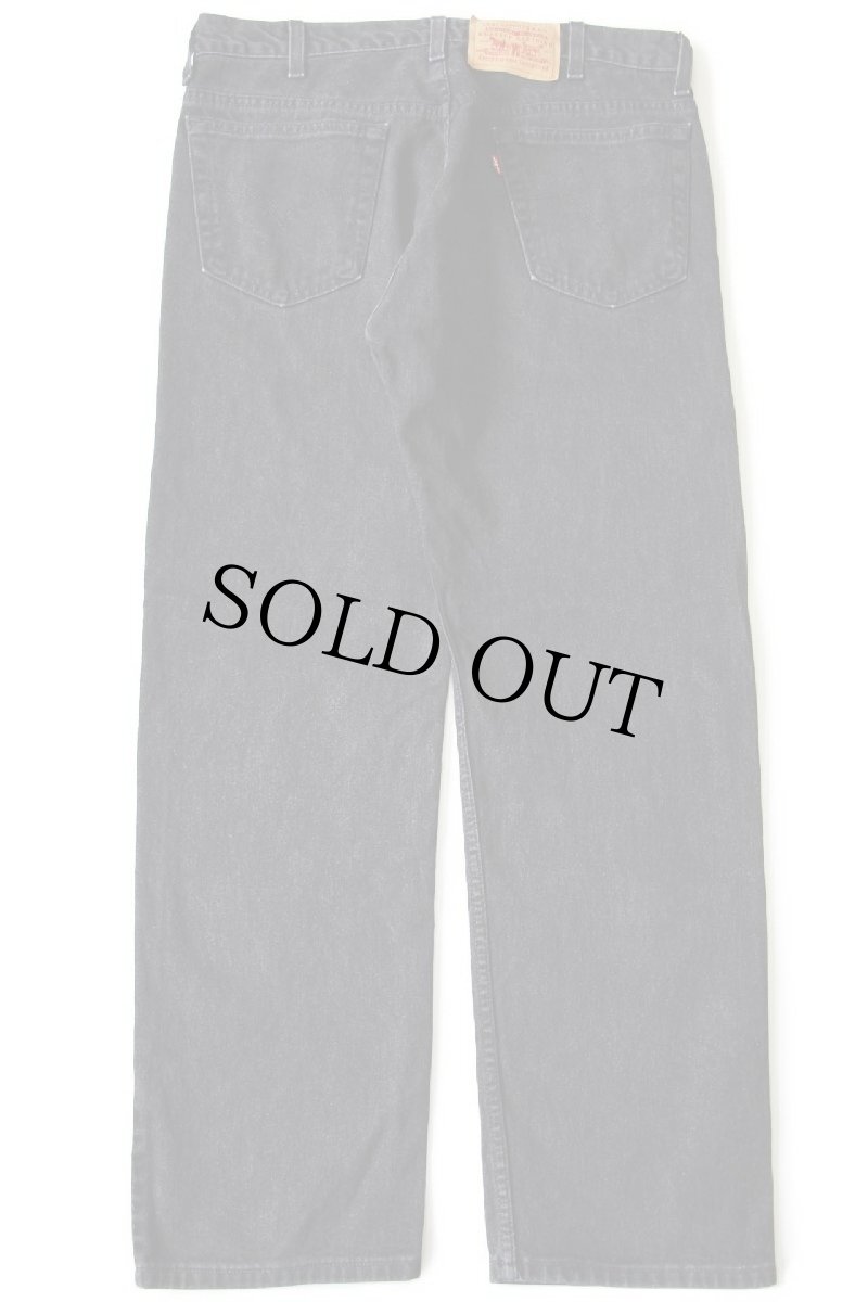 画像3: 90s カナダ製 Levi'sリーバイス 505 ブラック デニムパンツ w36 L30★66 (3)