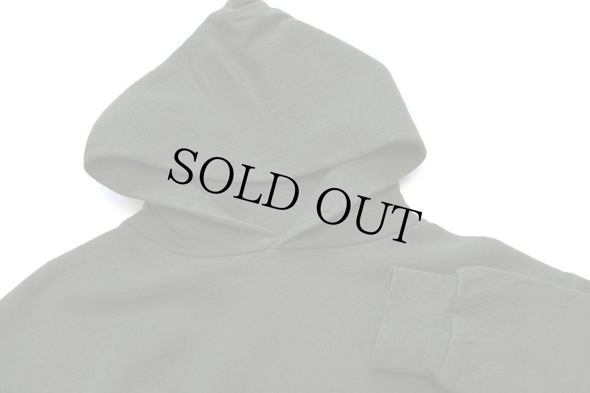 画像3: 90s メキシコ製 RUSSELLラッセル 無地 スウェットパーカー 深緑 M★フーディー ブランク (3)