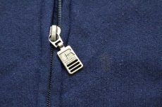 画像5: 90s メキシコ製 RUSSELLラッセル 無地 スウェット ジップパーカー 紺 XL★フーディー ブランク (5)