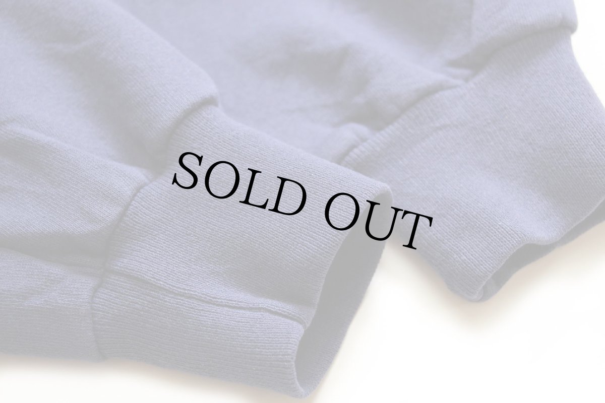 画像5: 90s USA製 RUSSELLラッセル 無地 前V スウェット ナス紺 XL★ブランク (5)