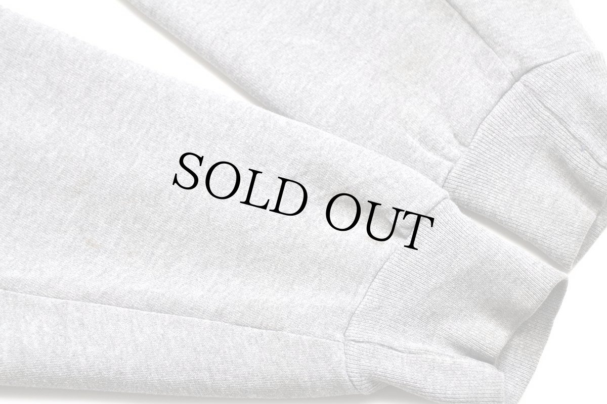 画像7: 90s メキシコ製 RUSSELLラッセル 無地 スウェットパーカー 杢グレー XXL★特大 フーディー ブランク (7)