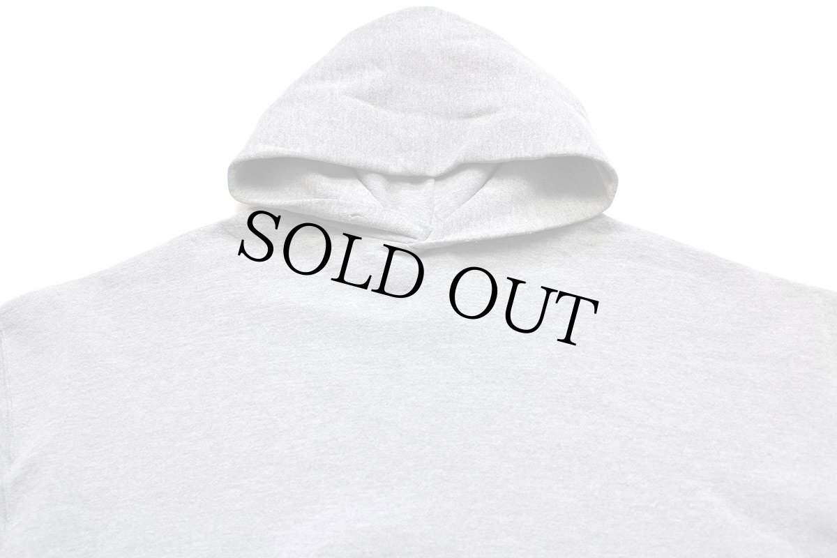 画像3: 90s メキシコ製 RUSSELLラッセル 無地 スウェットパーカー 杢グレー XXL★特大 フーディー ブランク (3)