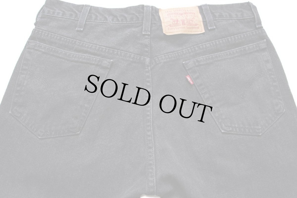 画像5: 90s カナダ製 Levi'sリーバイス 505 ブラック デニムパンツ w36 L30★66 (5)
