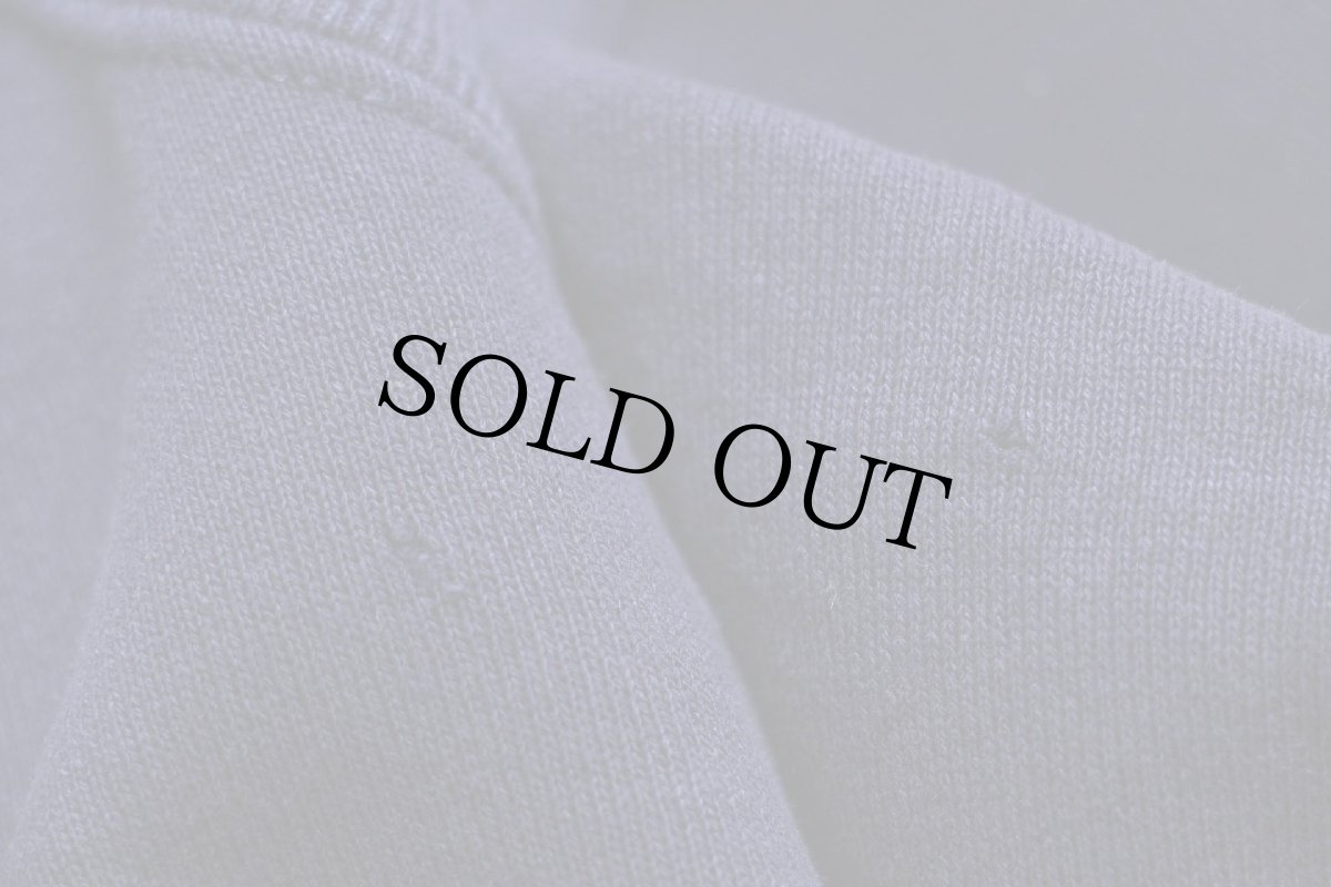 画像5: 90s USA製 RUSSELLラッセル PENN STATE ひび割れプリント 前V スウェット ペンキ飛び 紺 XL (5)