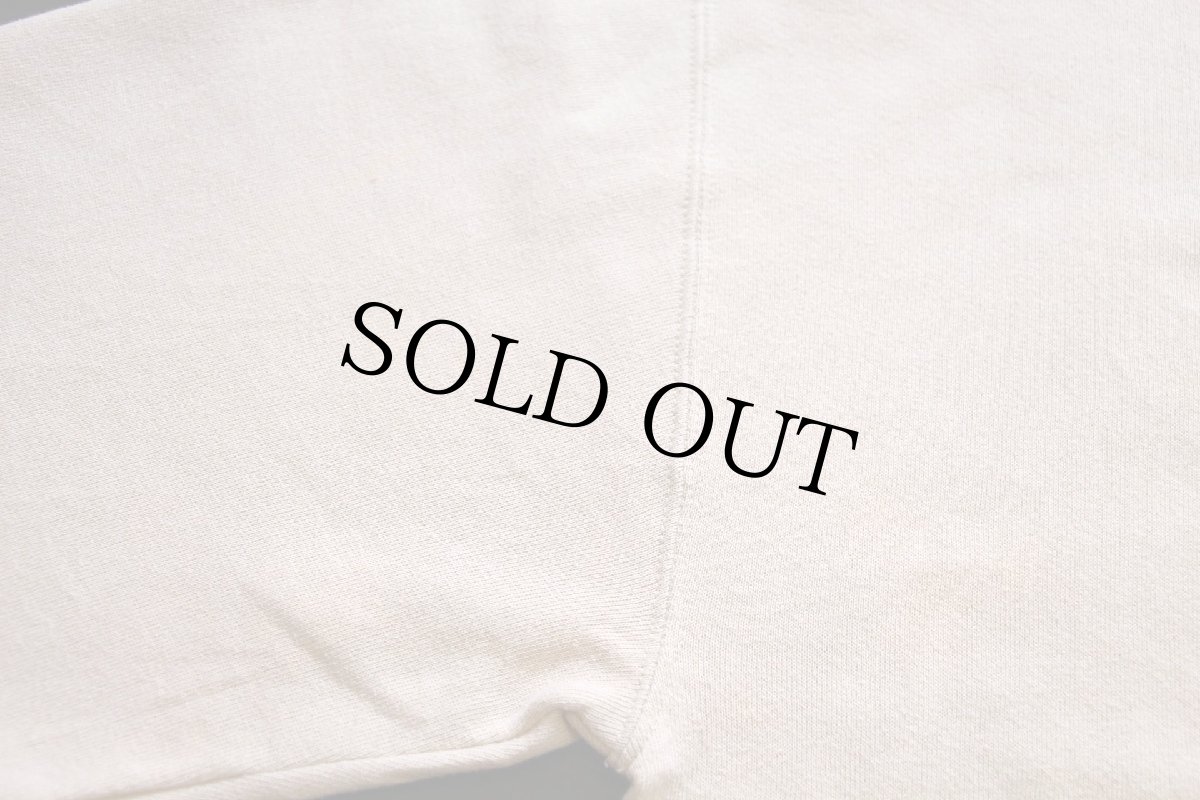 画像7: 90s メキシコ製 RUSSELLラッセル 無地 前V スウェット カーキ L★ブランク (7)