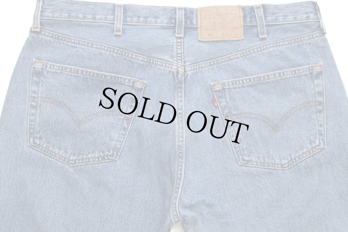 画像5: 90s USA製 Levi'sリーバイス 501 デニムパンツ w40 L32★129 (5)